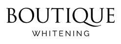 boutique teeth whitening logo