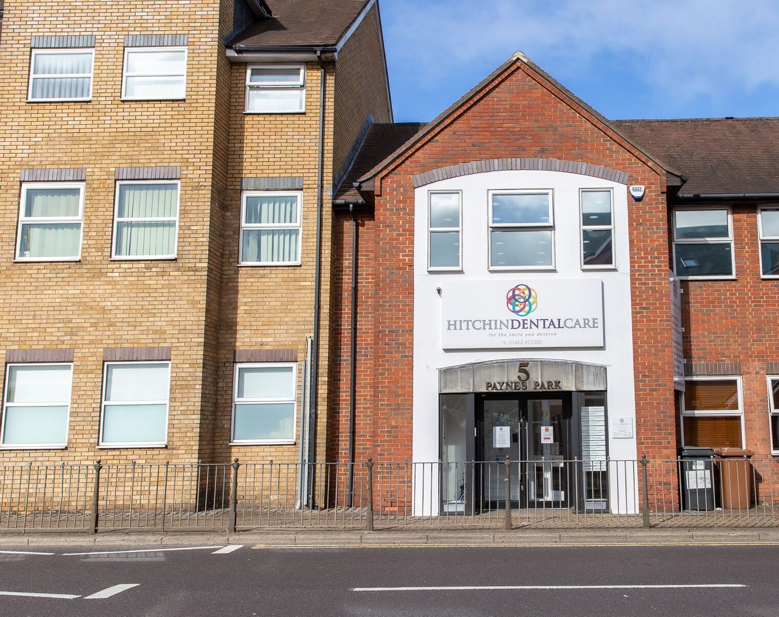 Hitchin Dental Care on Paynes Park, Hitchin, a short drive from Baldock